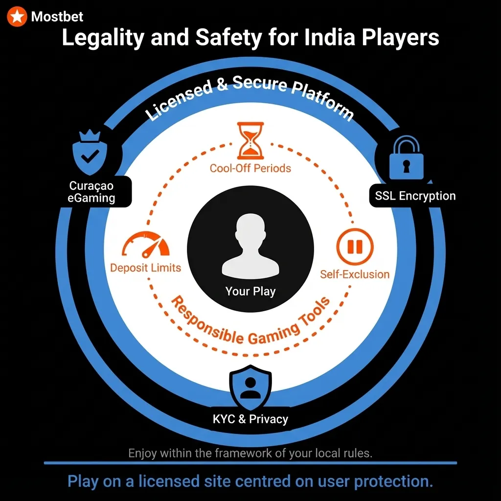 Is Mostbet legal in India? Licensing, encryption, and responsible gaming