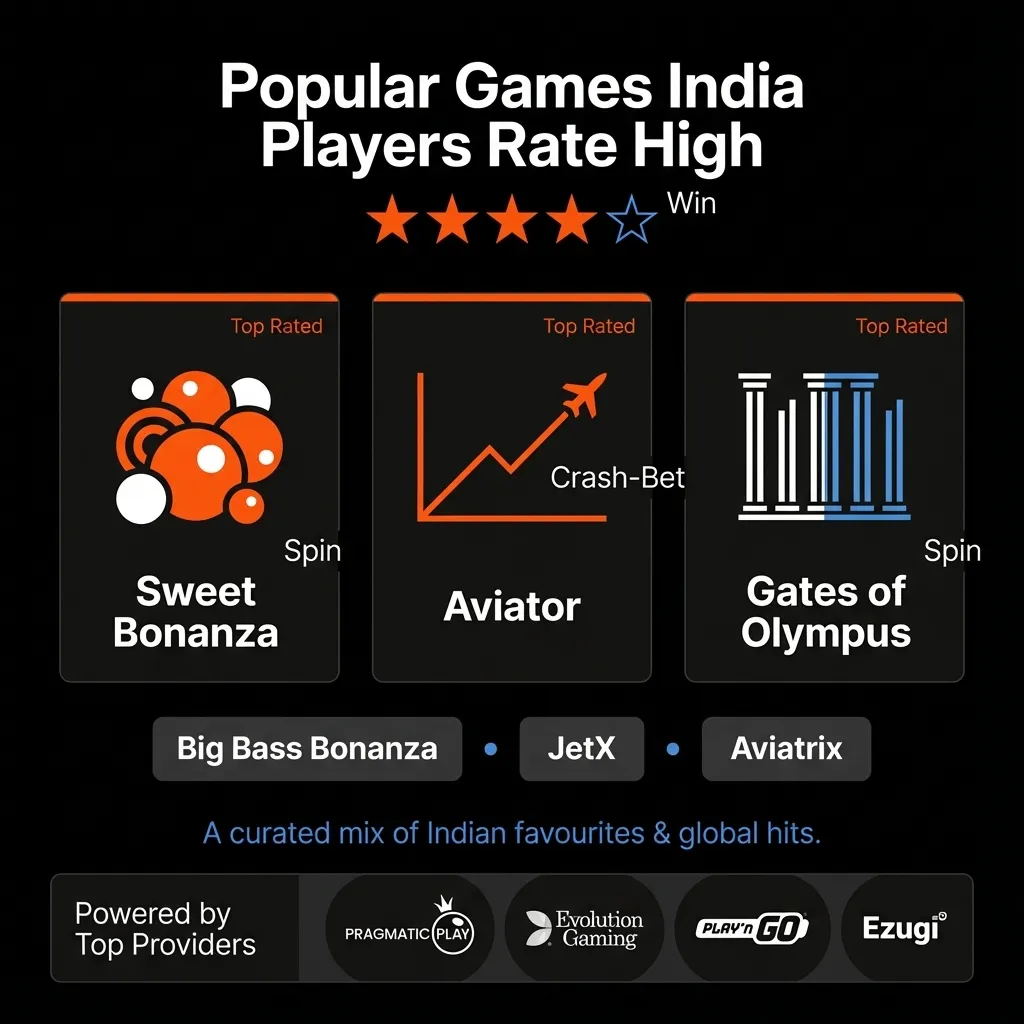 Top-rated games for Indian players at Mostbet online casino