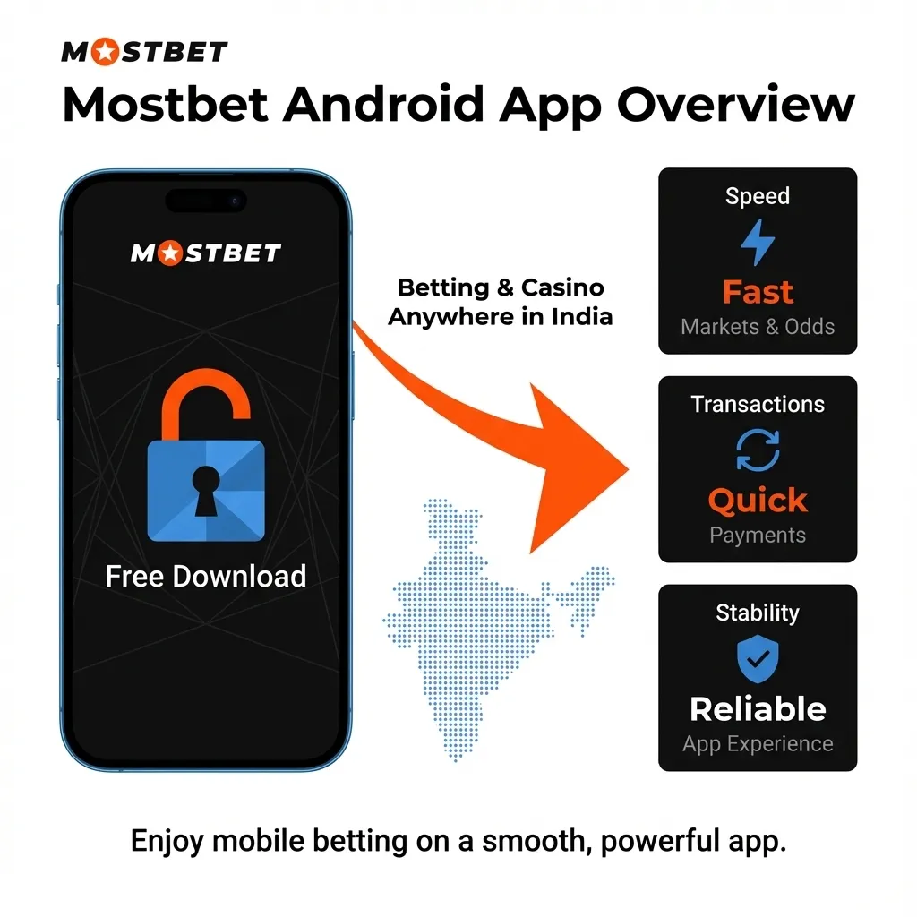 Mostbet Android app overview - fast markets, live odds, and quick payments