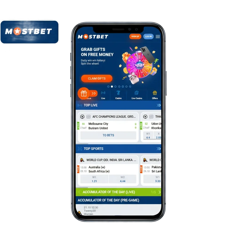 Install Mostbet app on Android & iOS; sports betting and casino; UPI/Paytm; 125% bonus up to ₹100,000 + 250 free spins.