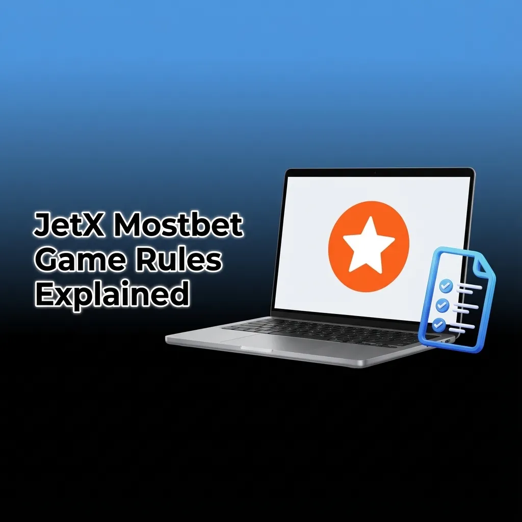 Infographic explaining JetX Mostbet: jet takes off, multiplier rises, cash out before explosion to win, crash to lose.