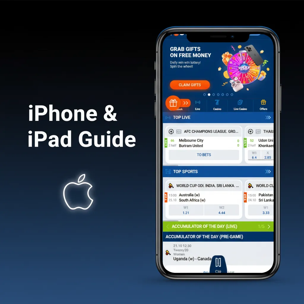 iPhone & iPad App Guide: download from App Store, sign in, enable Face ID/Touch ID, deposit INR via UPI.