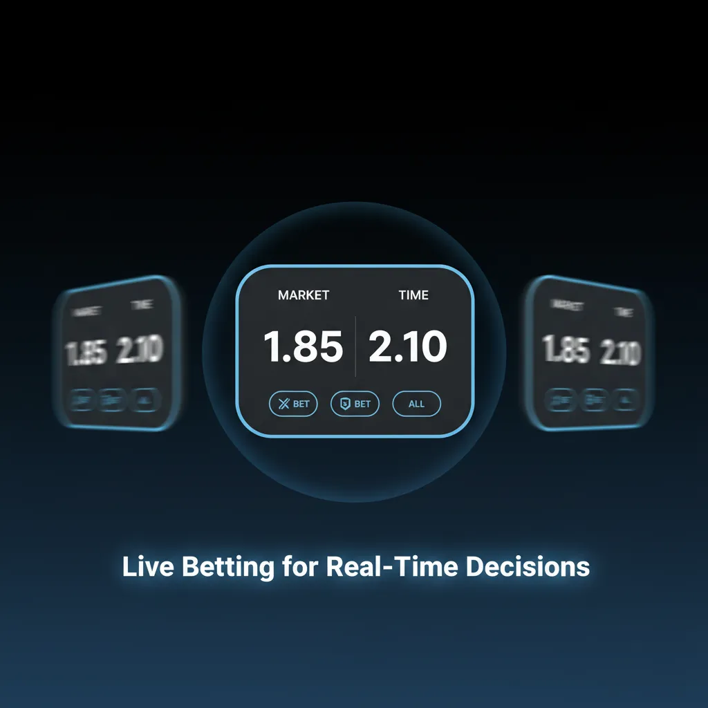 Live in-play betting screen with updating odds across cricket, football, tennis; cash out, fast markets, multi-pick slip.