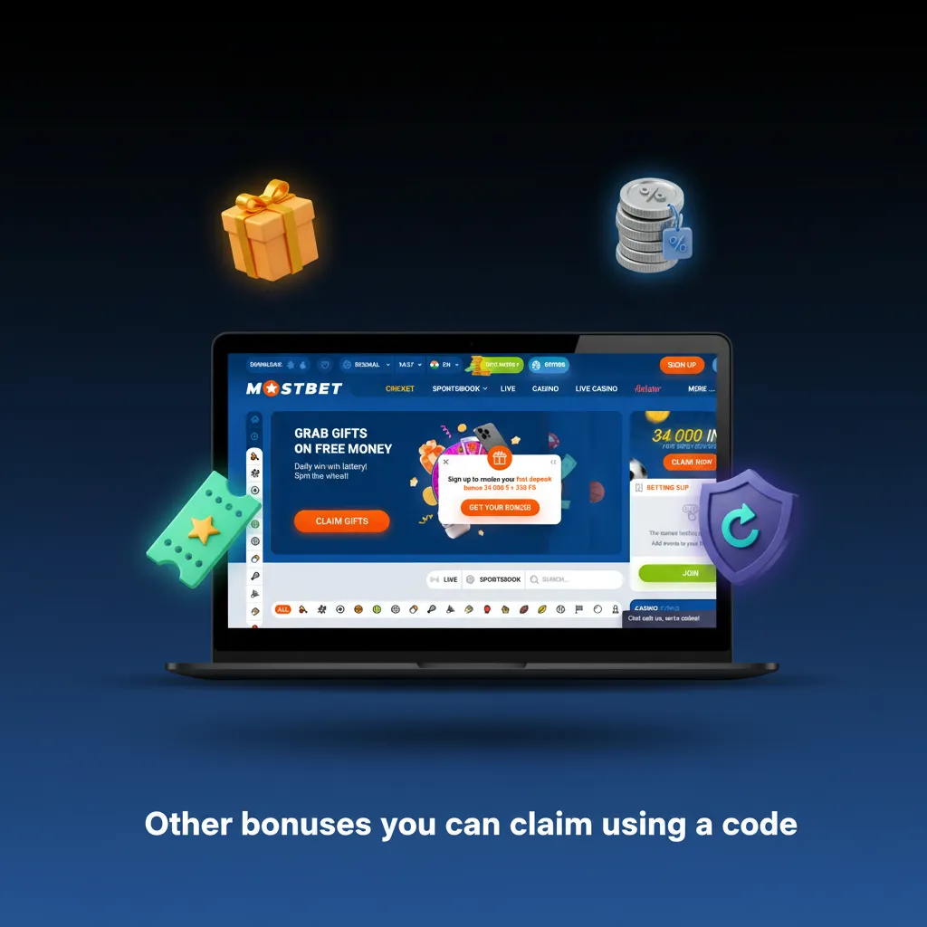 Mostbet bonus code offers: reload match, free spins, bet insurance, free bet, acca boost, cashback, tournaments, VIP perks.