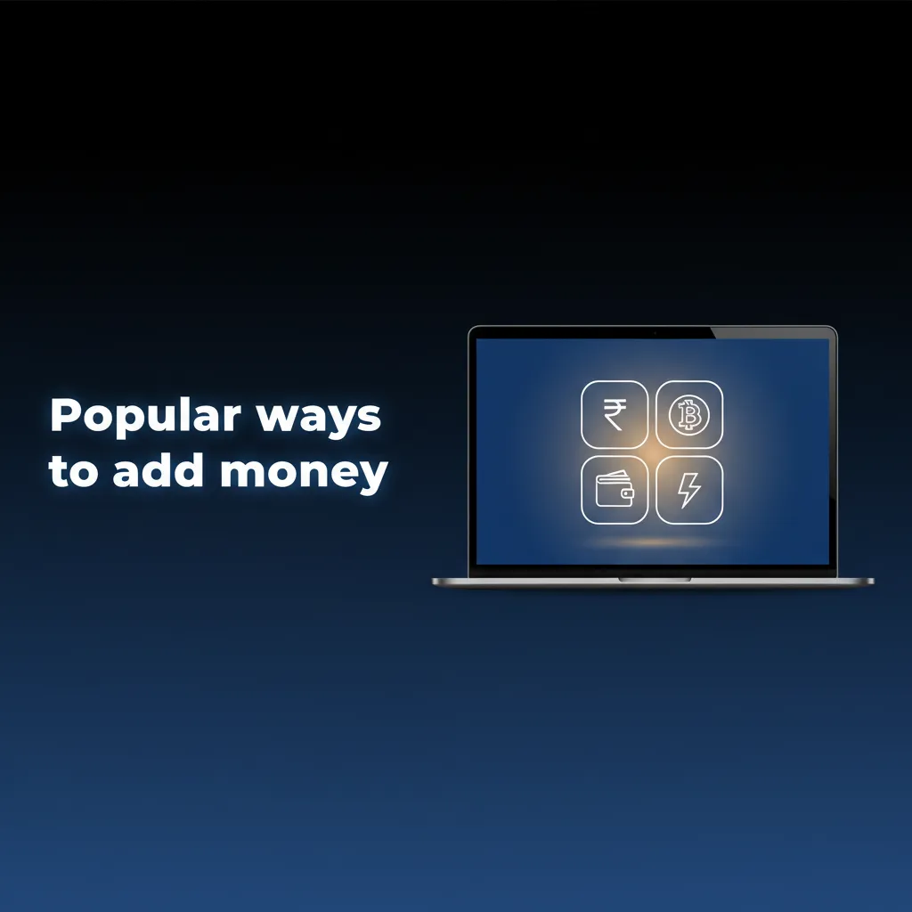 Popular ways to add money in India: UPI (BHIM, PhonePe, Google Pay, Paytm), Paytm Wallet, NetBanking (IMPS).