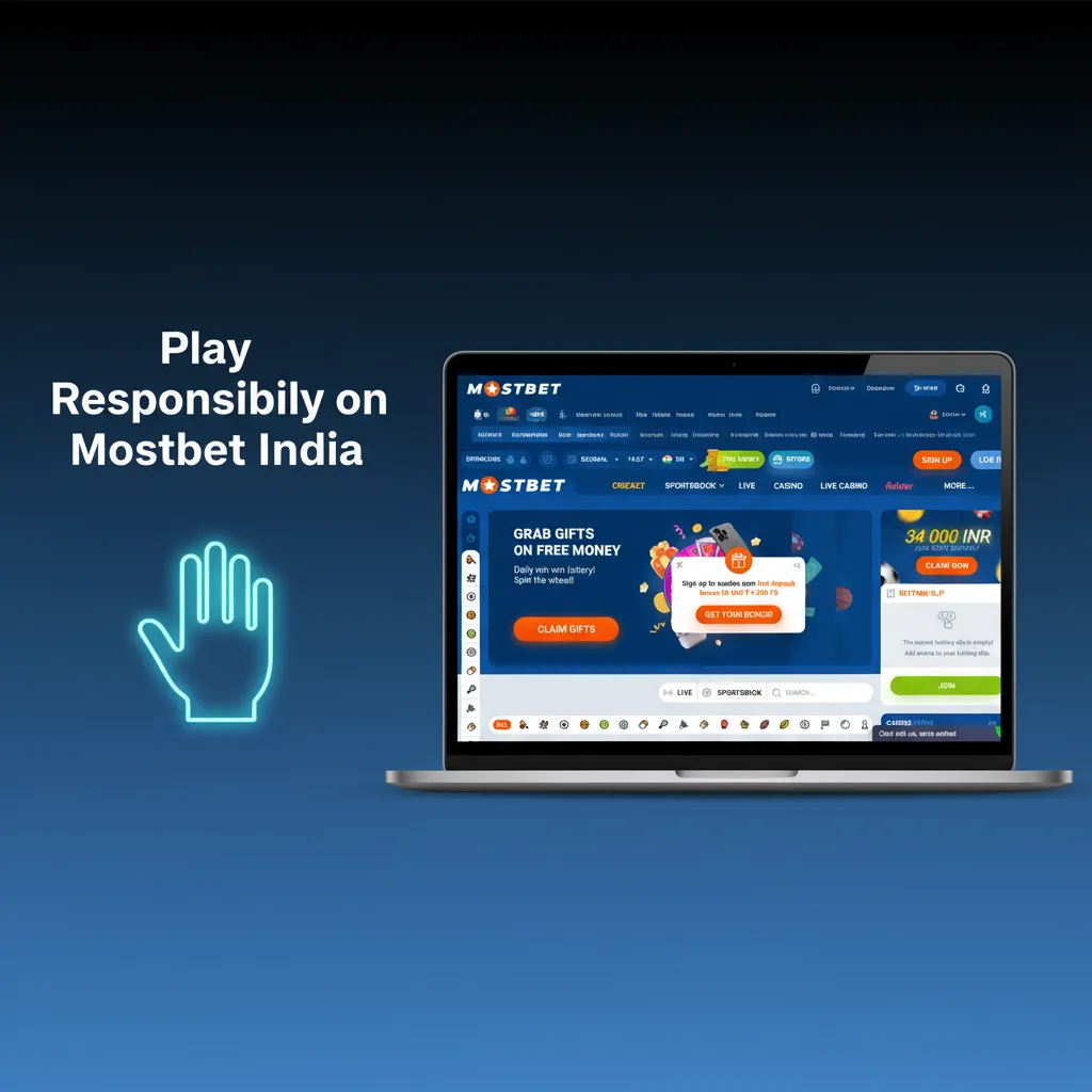 Mostbet India responsible gaming: 18+, set deposit/loss limits, take breaks, avoid chasing losses, self-exclusion support