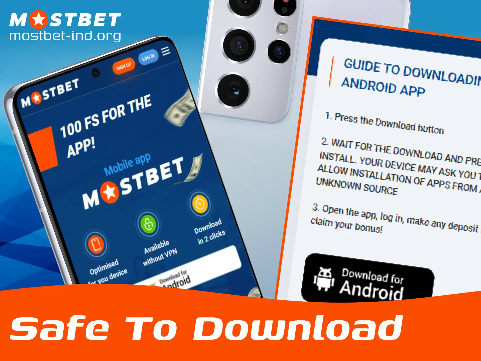 Ensure a safe download of the official Mostbet App file.