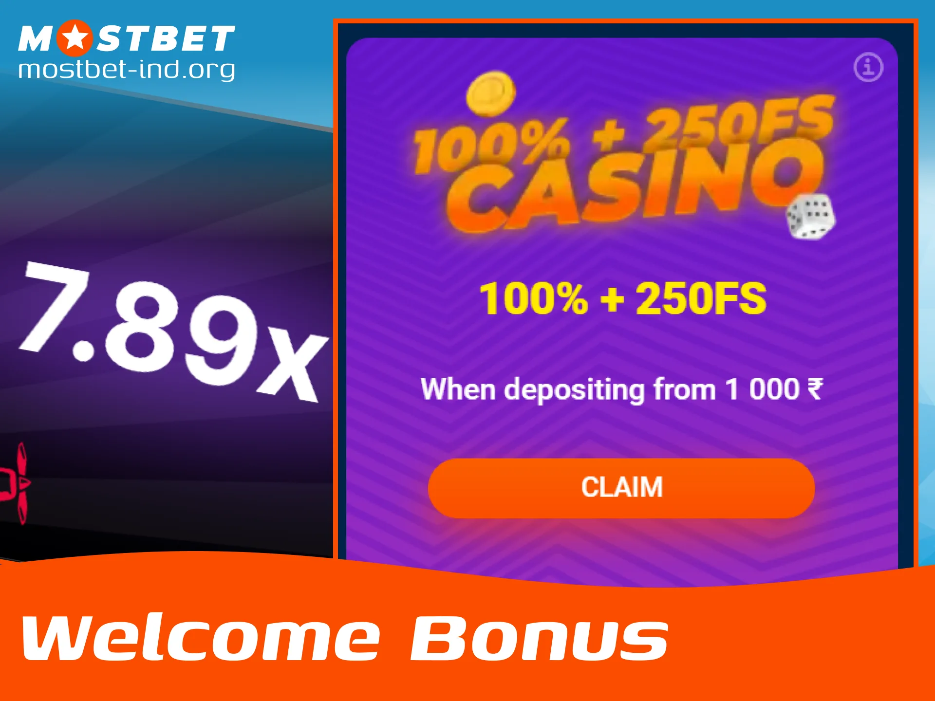 Claim your exclusive welcome bonus to play Aviator on Mostbet.