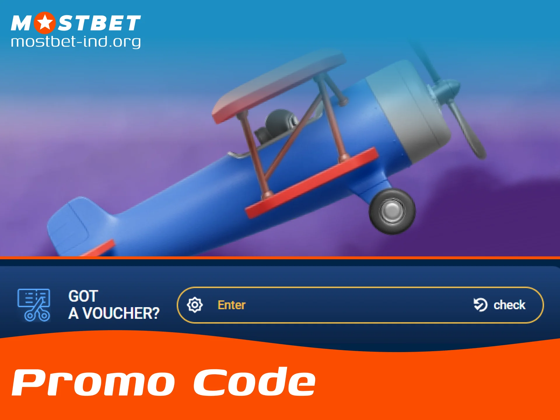 Apply a unique promo code for the Aviatrix game on Mostbet India.