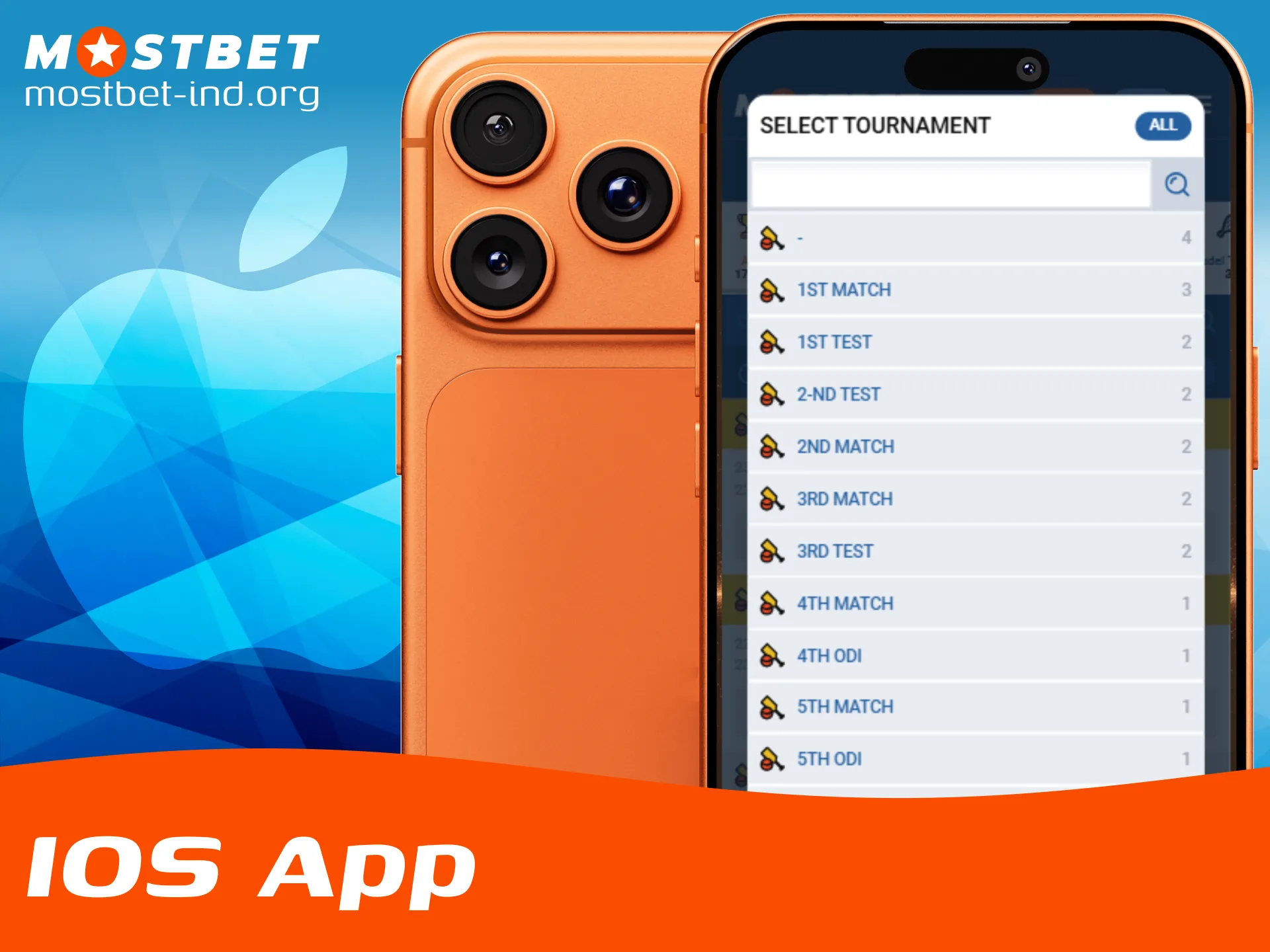 Install the premium phone software for sports betting on Mostbet.