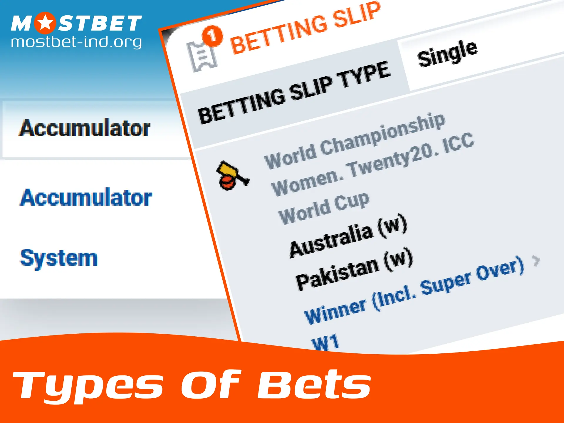 Learn various system options before starting sports betting on Mostbet.