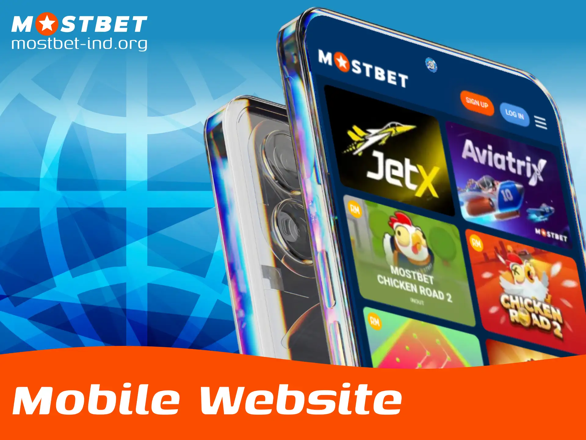 Launch the fast mobile website version of Mostbet casino now.