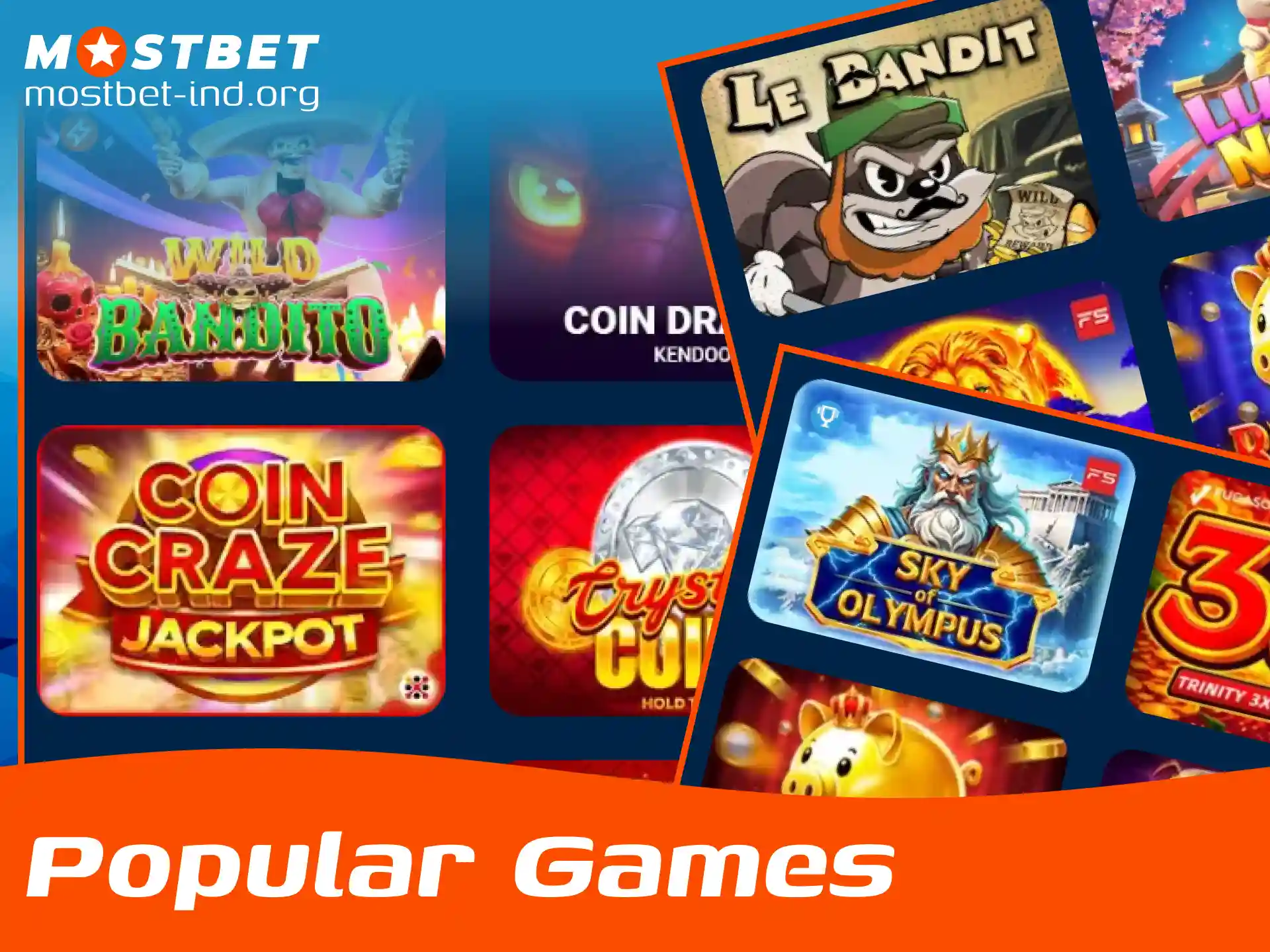Play the top-rated games available at Mostbet online casino now.