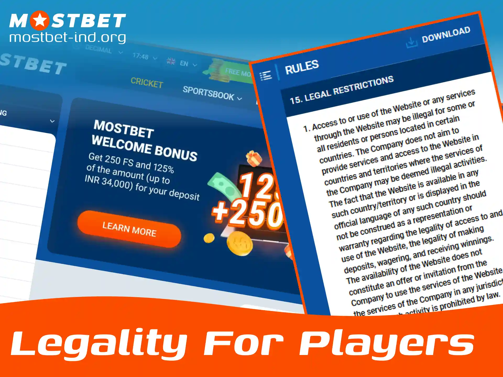 Check the licensing, safety, and legal status of the Mostbet betting platform for players in India.