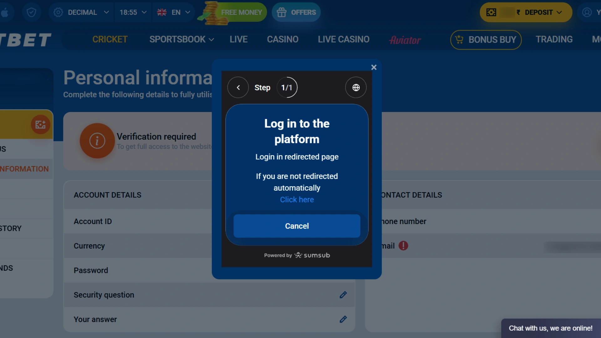 Wait for managers to approve your completed Mostbet account verification.