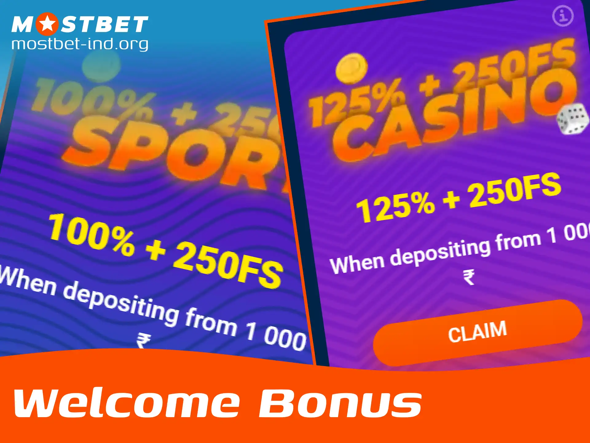 Claim your exclusive welcome bonus after finishing your Mostbet registration.