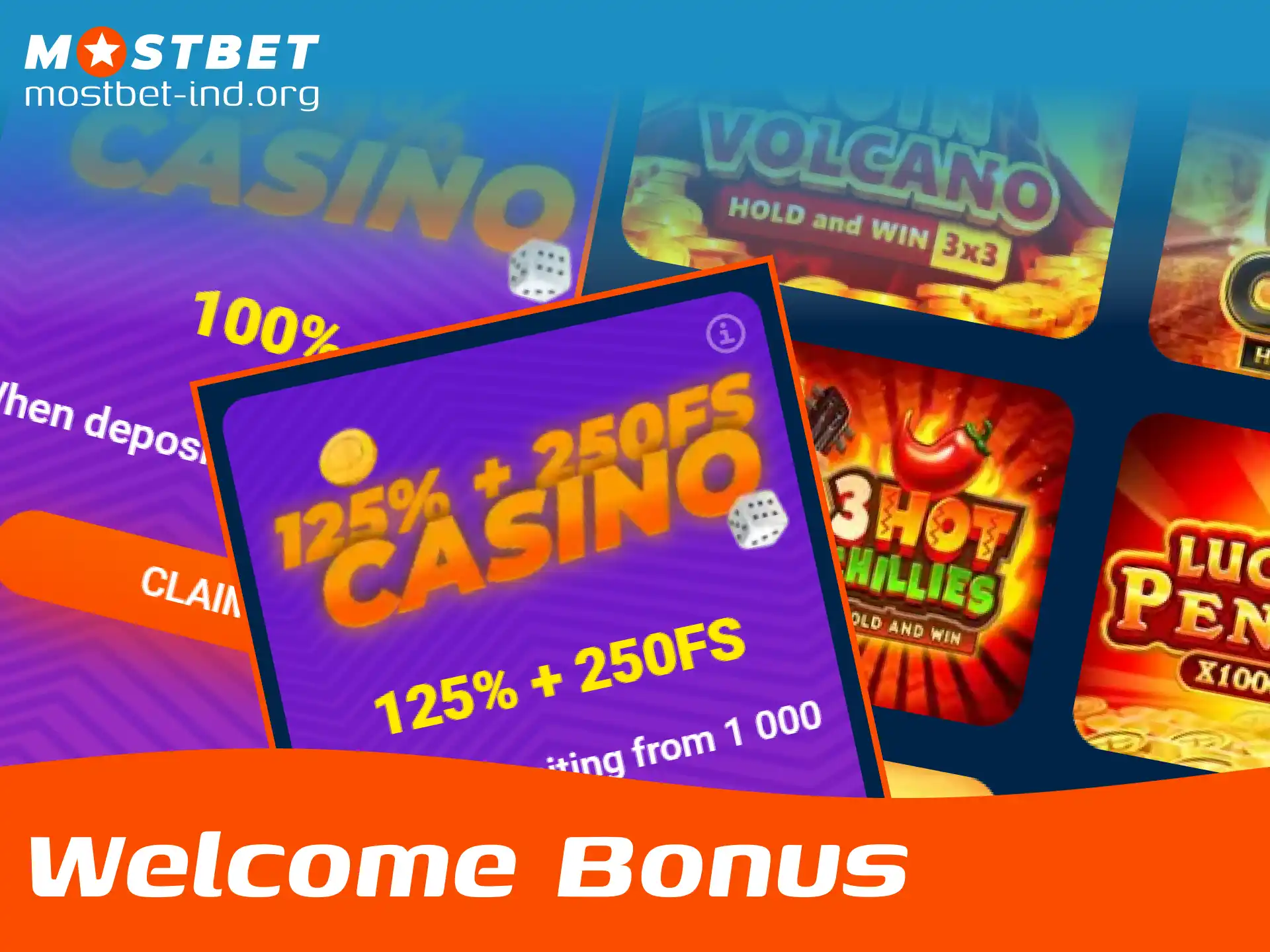 Claim your exclusive welcome bonus to play video slots on Mostbet.